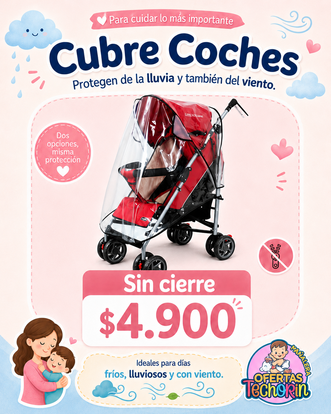 CUBRE COCHE SIN CIERRE