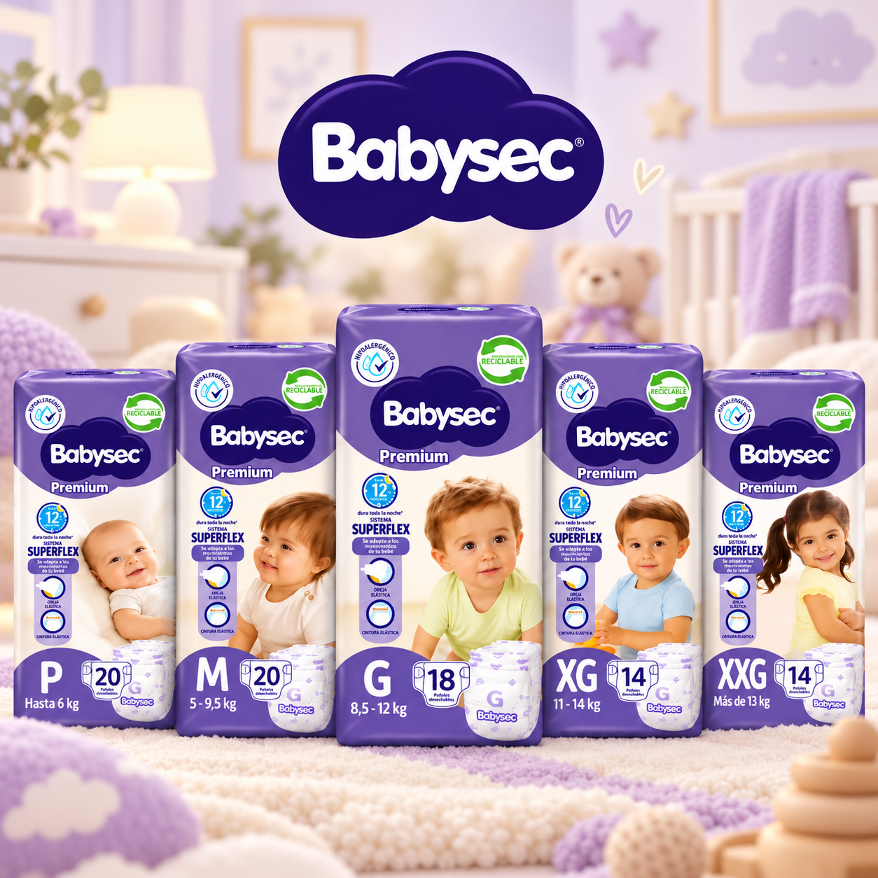 BABYSEC PREMIUM ELIGE TALLA: