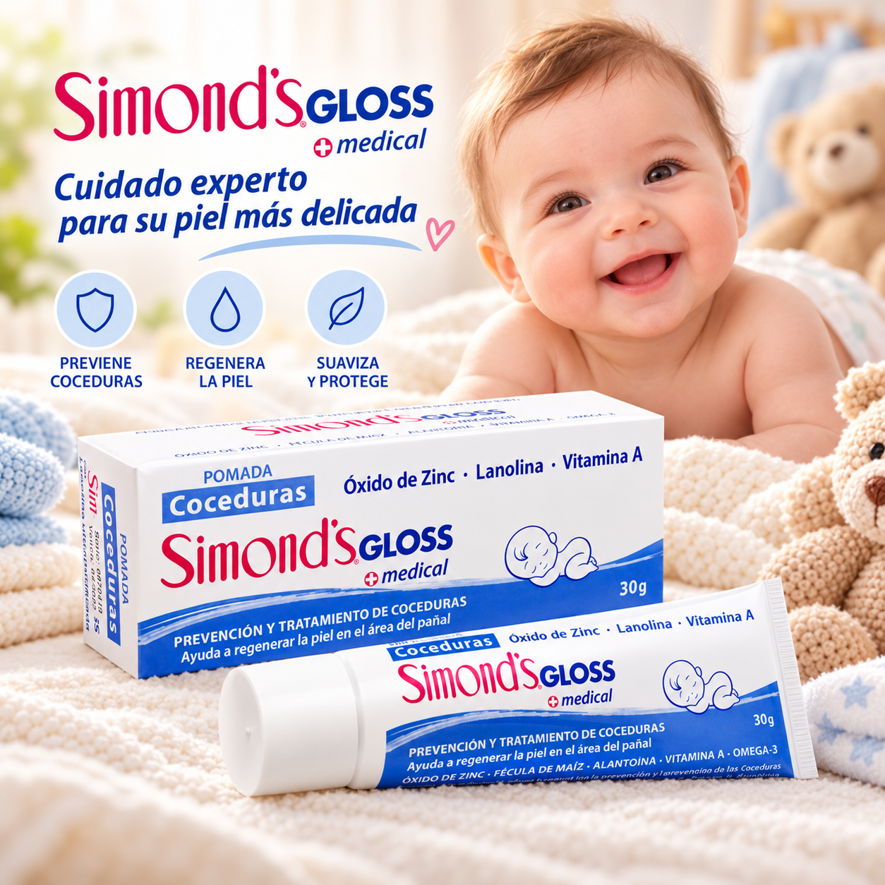 SIMONDS GLOSS POMADA PARA LAS COCEDURAS