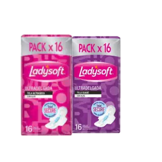 LADYSOFT PACK 16 UNID ULTRA DELGADA
